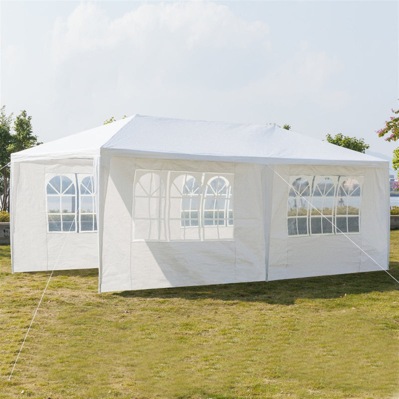 20 x 10 x 8.5" Four Sides Waterproof Tent with Spiral Tubes White
