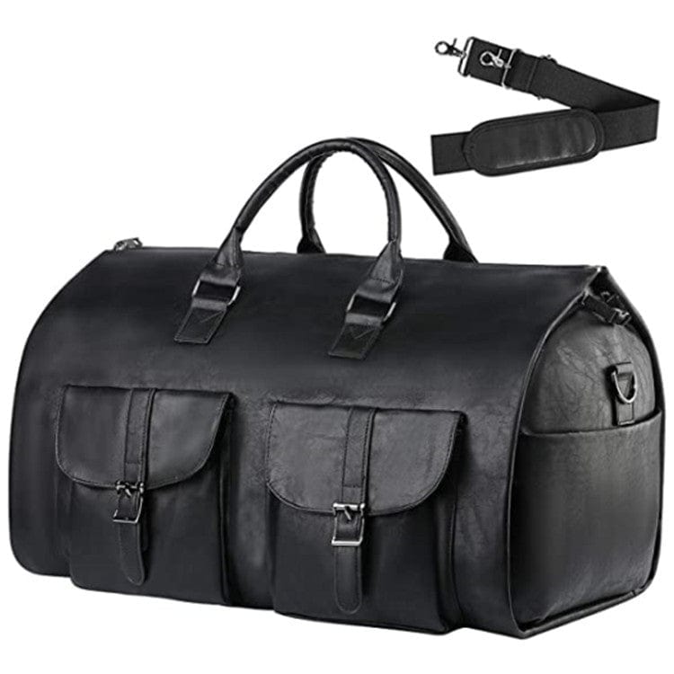 Black Convertible Travel Clothing Carry-on Luggage Bag