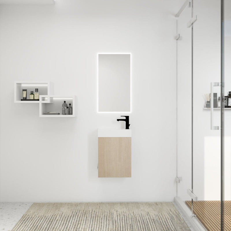 Bathroom Vanity With Single Gel Sink