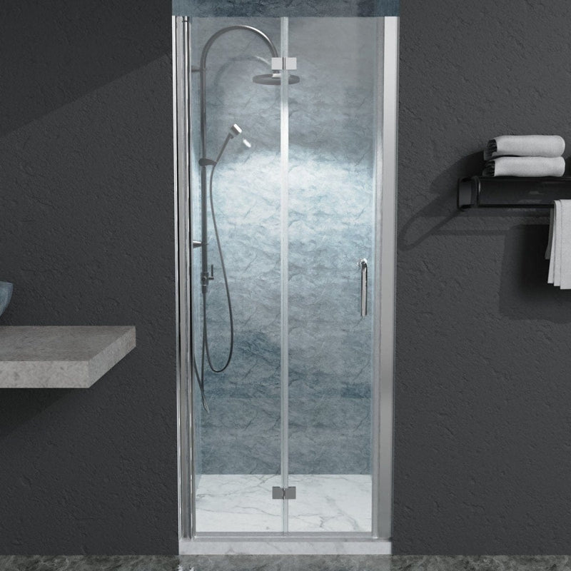 Bi-Fold Semi-Frameless Shower Doors