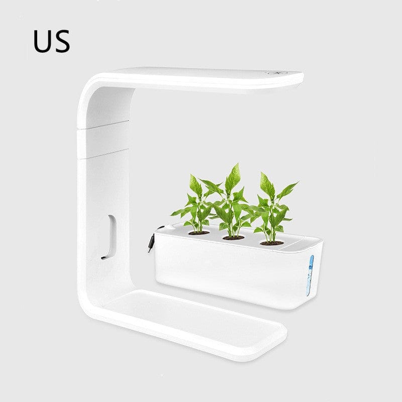 White / US Indoor Plant Planter Vegetable Planter Hydroponic Smart
