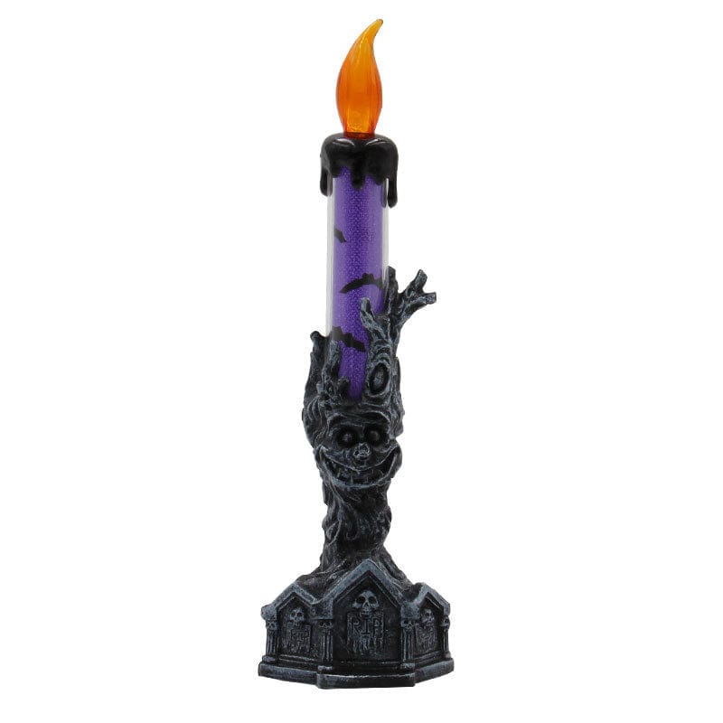 Purple Halloween Decoration Simulation Candle Light