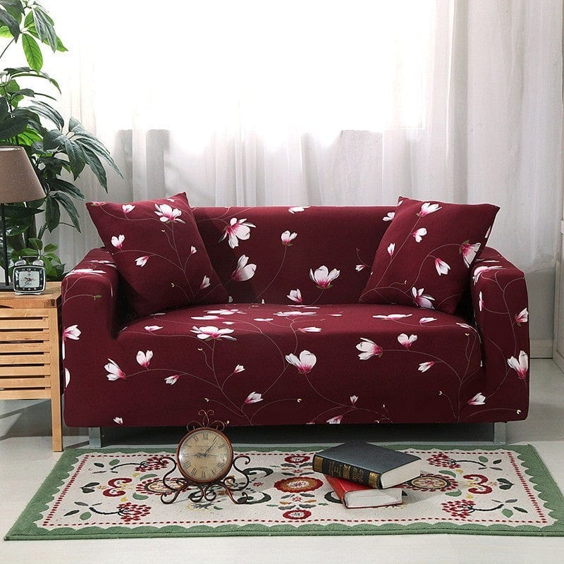 J / 1 Seat Printed sofa and cushion cover