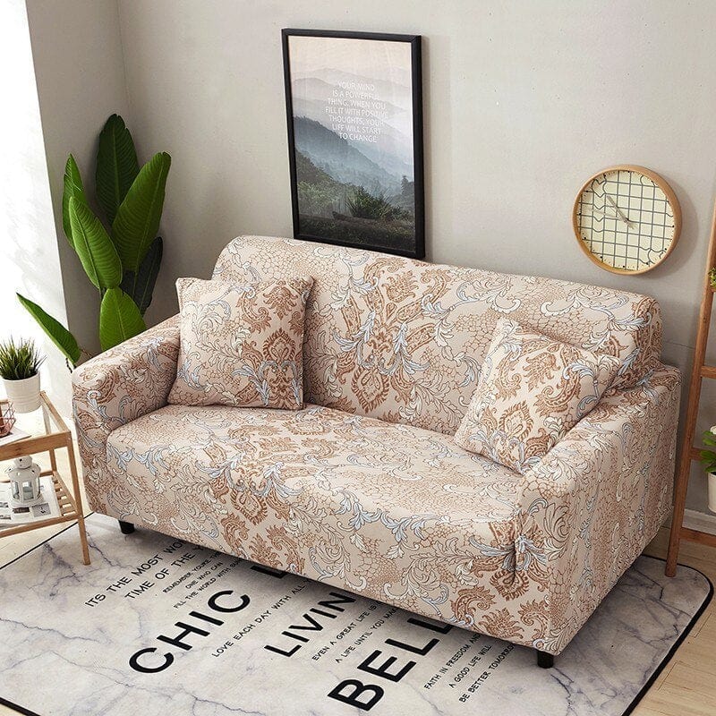 P / 1 Seat Printed sofa and cushion cover