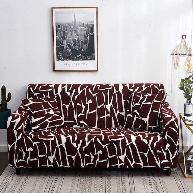 Y / 1 seat Printed sofa cover and pillowcase cover