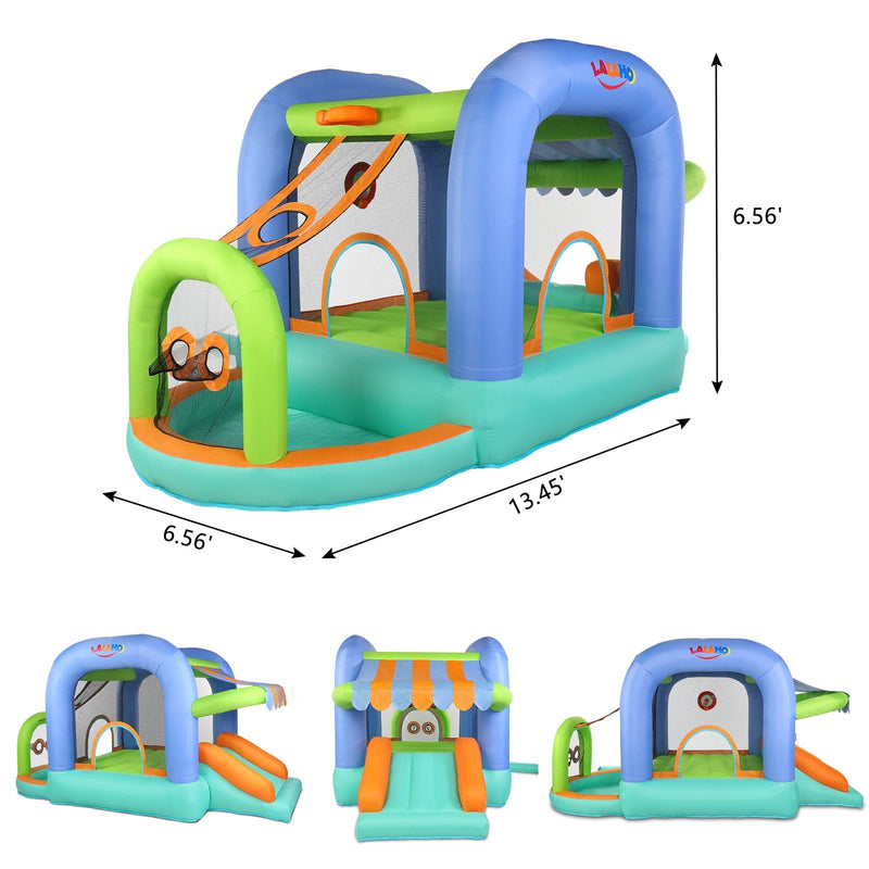 Oxford cloth trampoline ball pool  inflatable castle