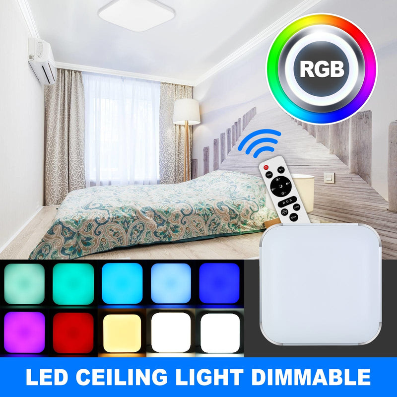 36W RGB Flush Mount LED Ceiling Light