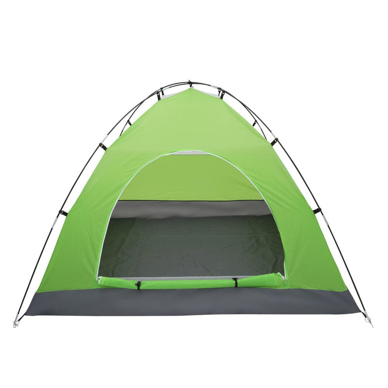 4-Person Double Layer Family Camping Tent Outdoor