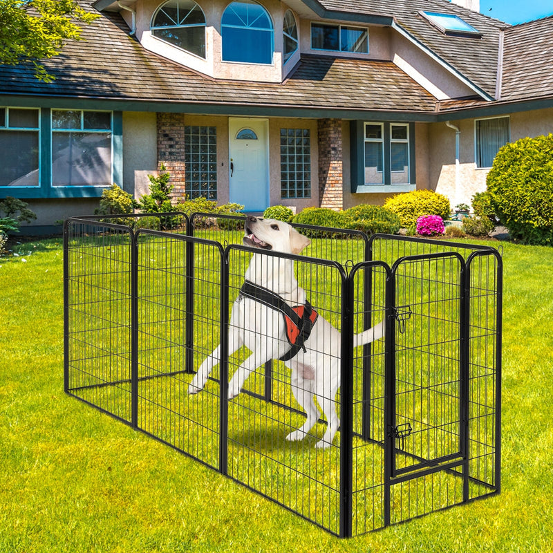 40" Dog Pet Playpen Heavy Duty Metal Exercise Fence