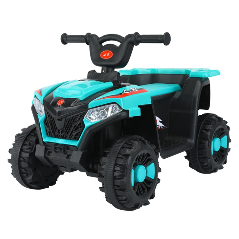 green 6V Ride On ATV, 4-Wheeled Beach Ride on Car, Battery Powered Kids ATV, Forward/ Reverse Switch--GREEN