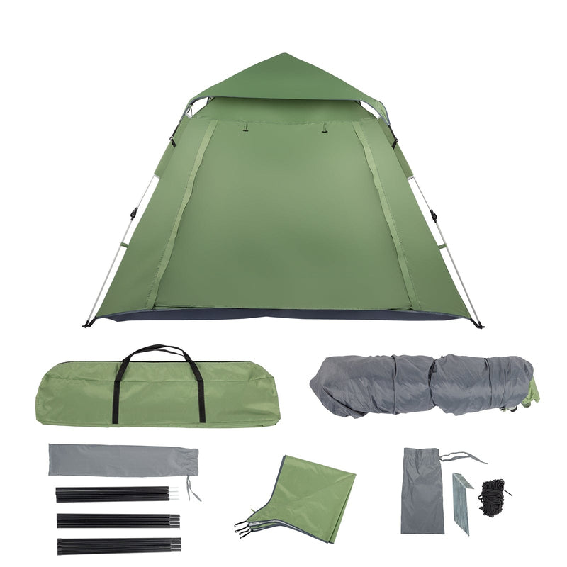 94 X 94 X 59" Spring Quick Open Four-Person Family Tent