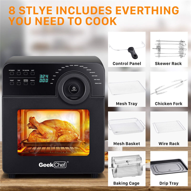 Air Fryer Oven Toaster 4 Slice Toaster Convection Airfryer Countertop Oven