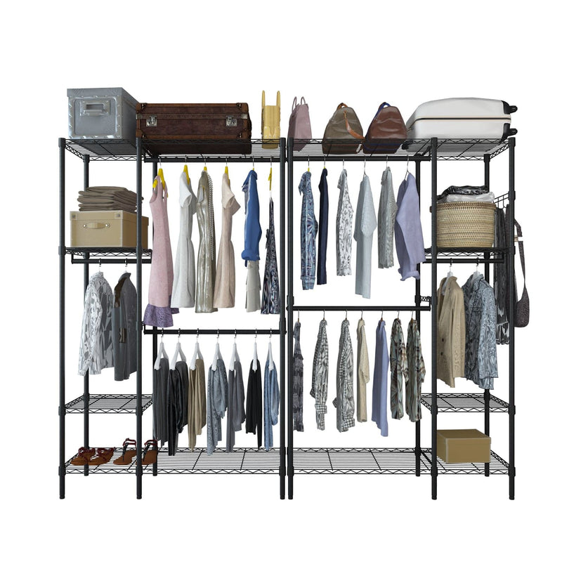 Closet Organizer Metal Garment Rack
