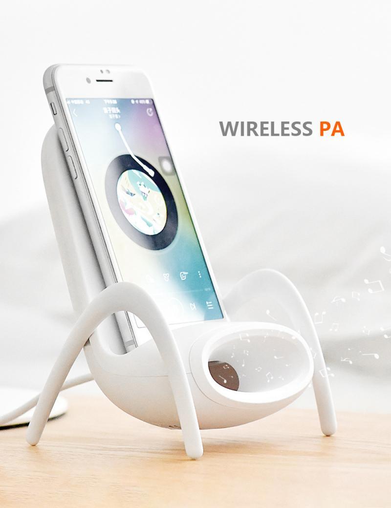 Chair Amplifier Wireless Phone Charger For Apple and Android