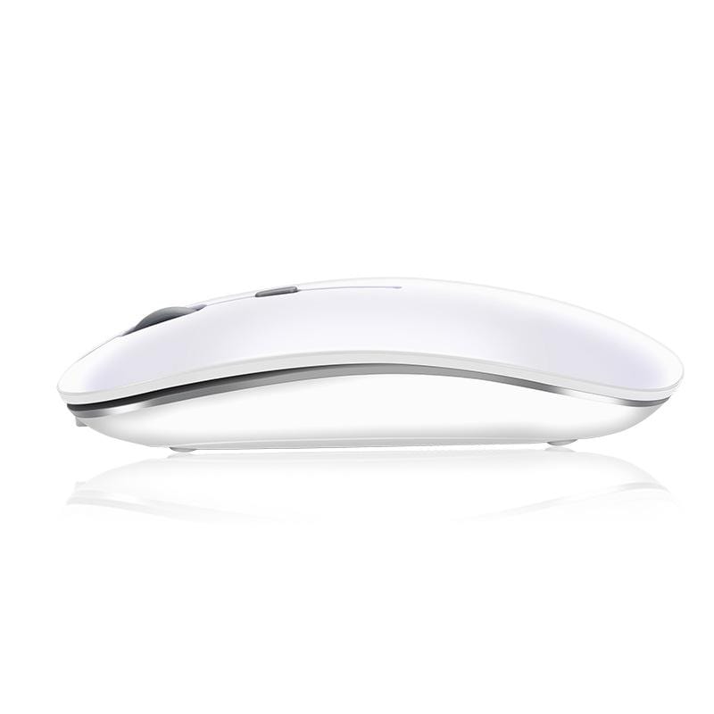 White Ipad Wireless Bluetooth Mouse For Rechargeable