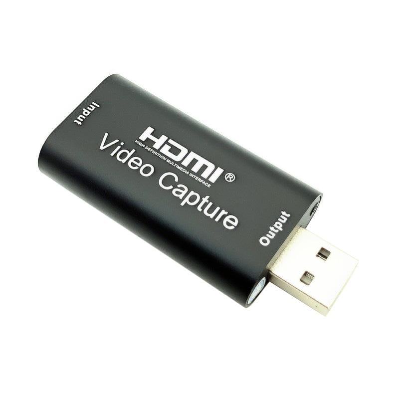 Black Video capture card HDMI single-channel live recorder