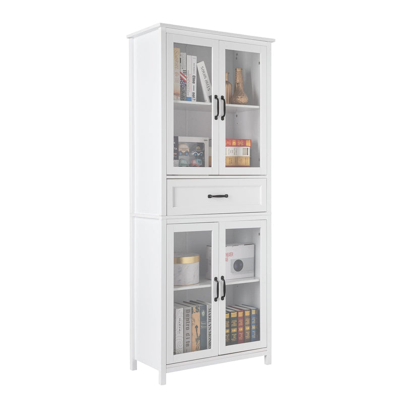 FCH American Country Bookcase White