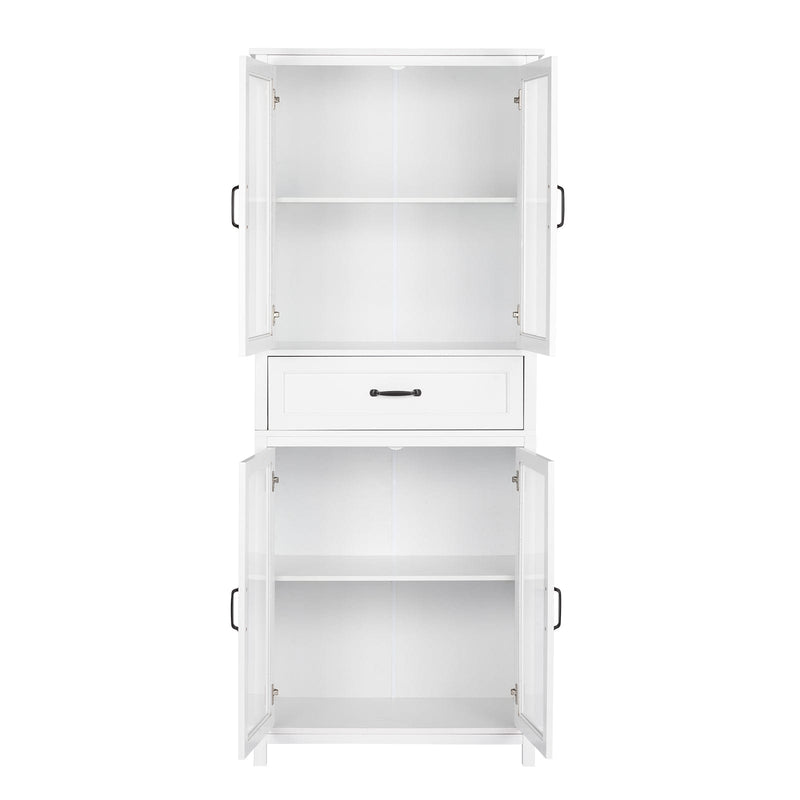 FCH American Country Bookcase White
