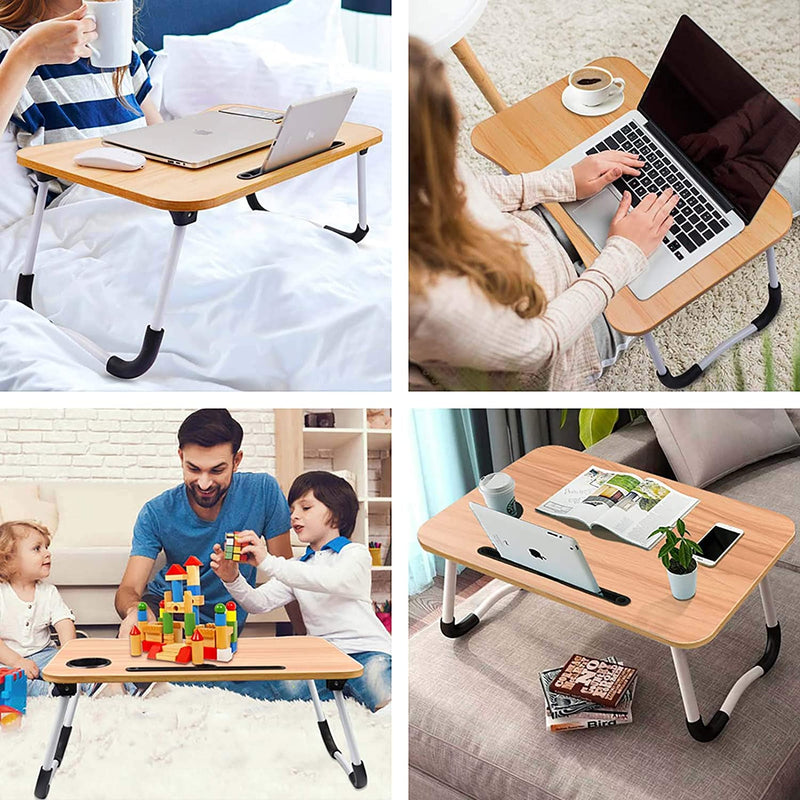 Foldable Bed Tray Lap Desk, Portable Lap Desk