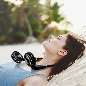 Hand-Free Neck Personal Fan for Outdoors