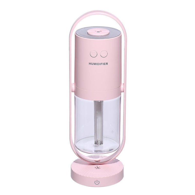 Pink Magic Negative Air Ion Humidifier  Ultrasonic Essential Oil Diffuser Cool Mist Air Purifier