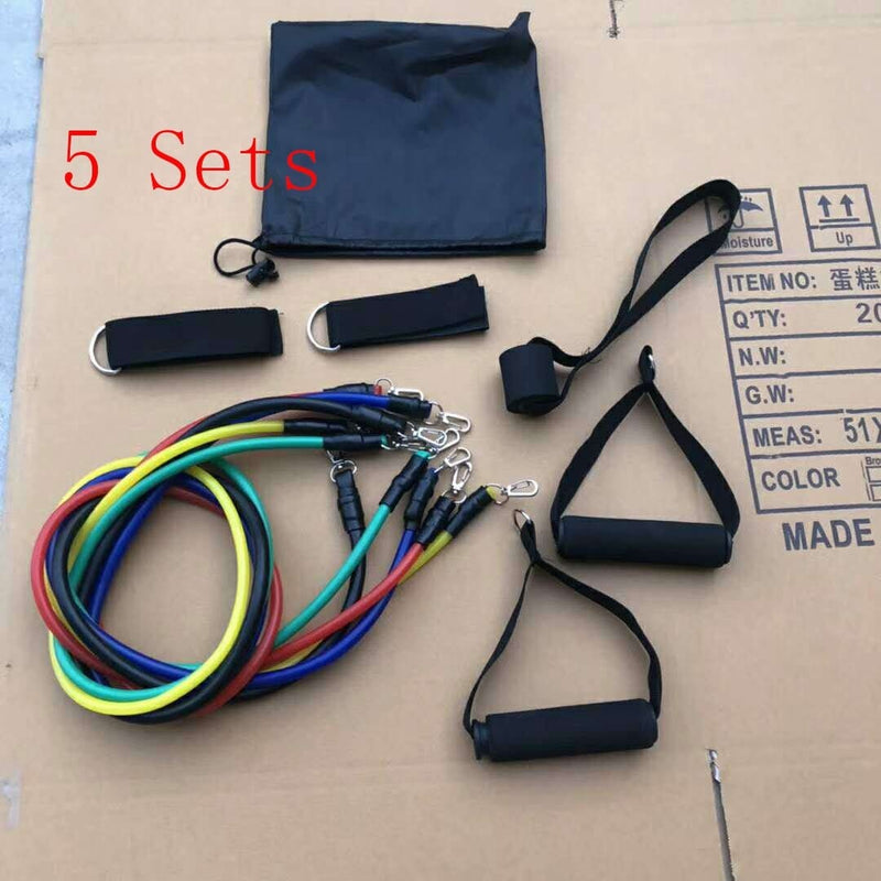 Rally / 5 sets Pull Rope Elastic Rope Strength Training Set