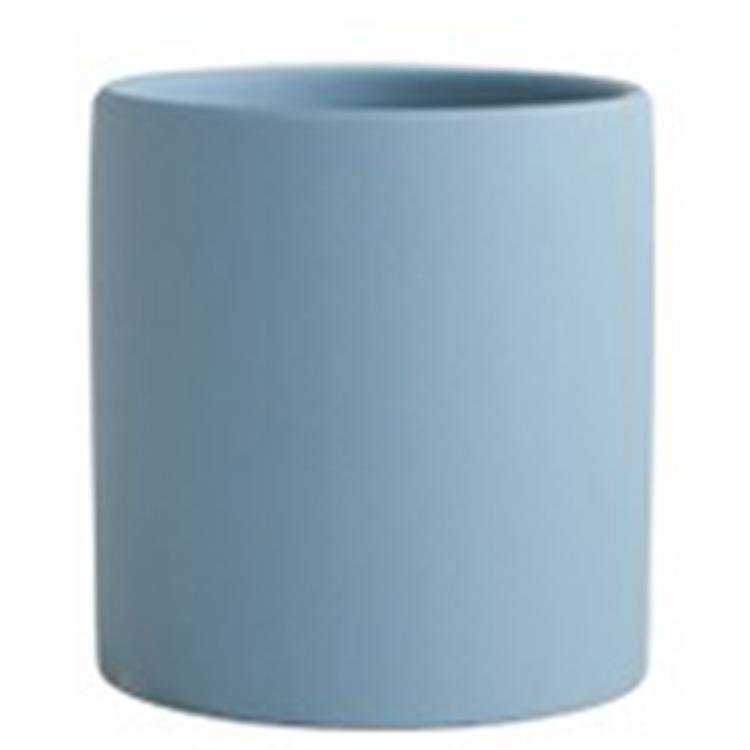 Light Blue / 9X9X9 Nordic Industrial Style Colorful Ceramic Succulent Planter