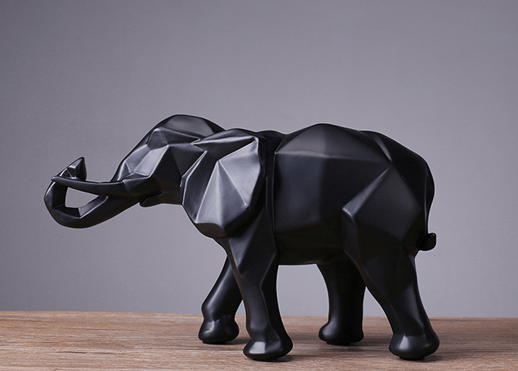 Black Animal Sculpture Home Decoration Crafts