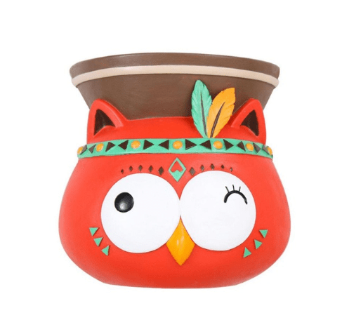 Owl Indian Style Wall Mounted Plant Pot Wall Hanging Succulent Pots Indoor Flower Pots