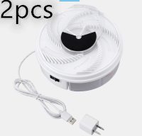 White2pcs Insect Traps Fly Trap Electric USB Automatic Pest Catcher