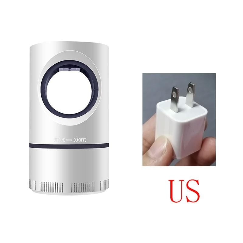 White with adapter USB LED Mosquito Trap
