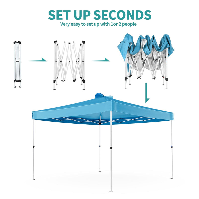 JOINATRE 10 x 10 FT Pop Up Canopy blue