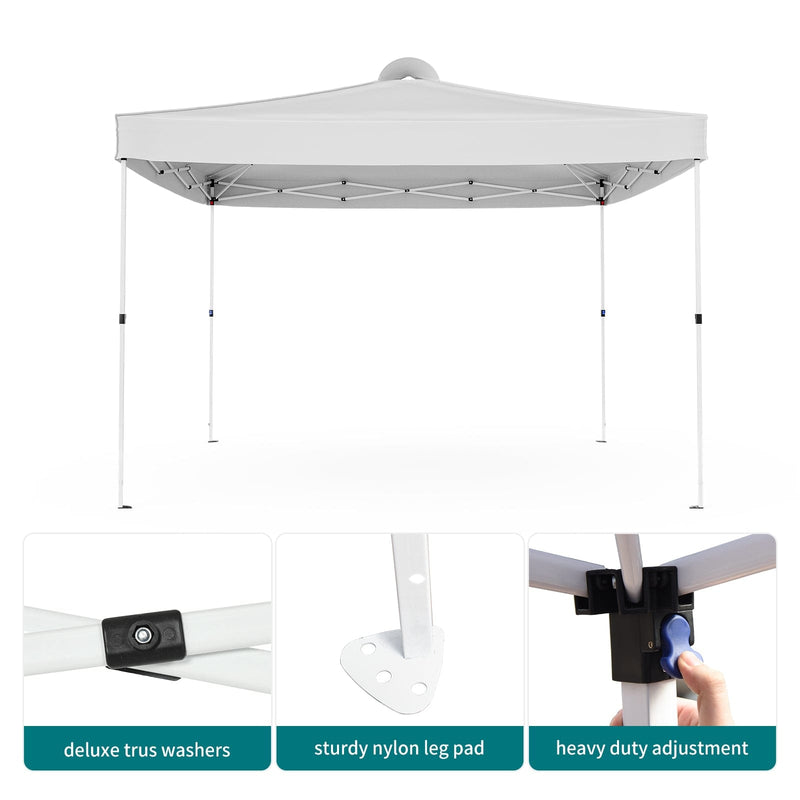 JOINATRE 10 x 10 FT Pop Up Canopy white