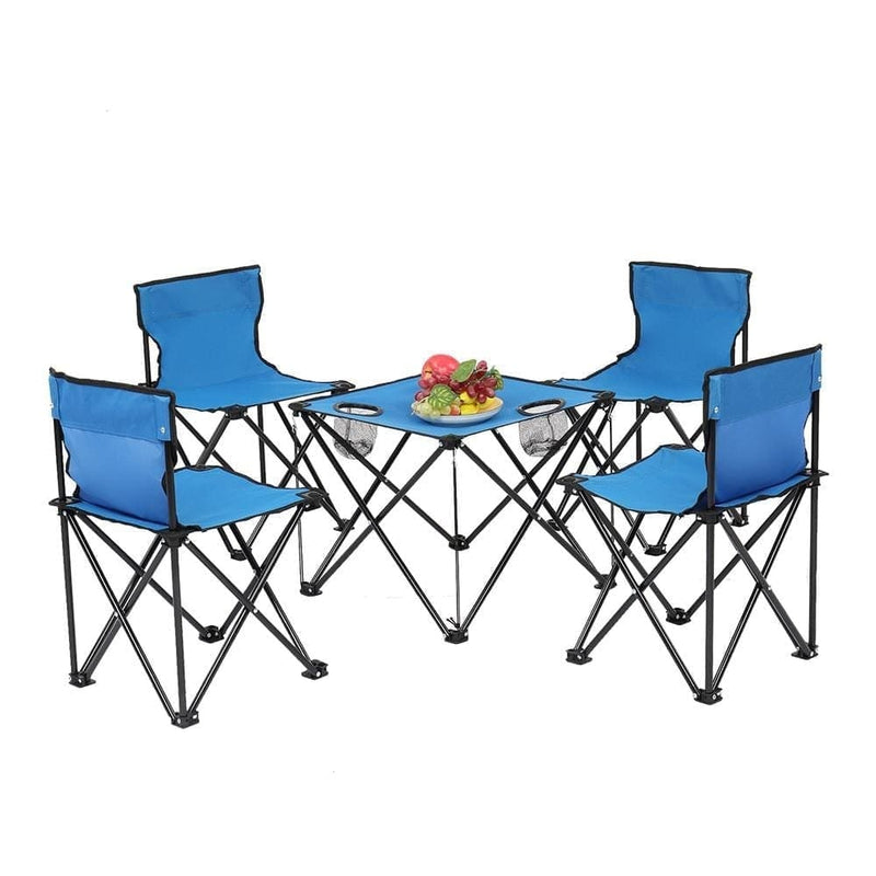 Oxford Cloth Camping Folding Table and Chair Set