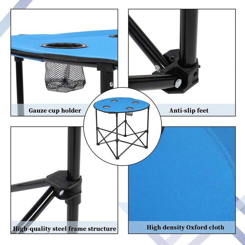 Oxford Cloth Steel Outdoor Folding Table