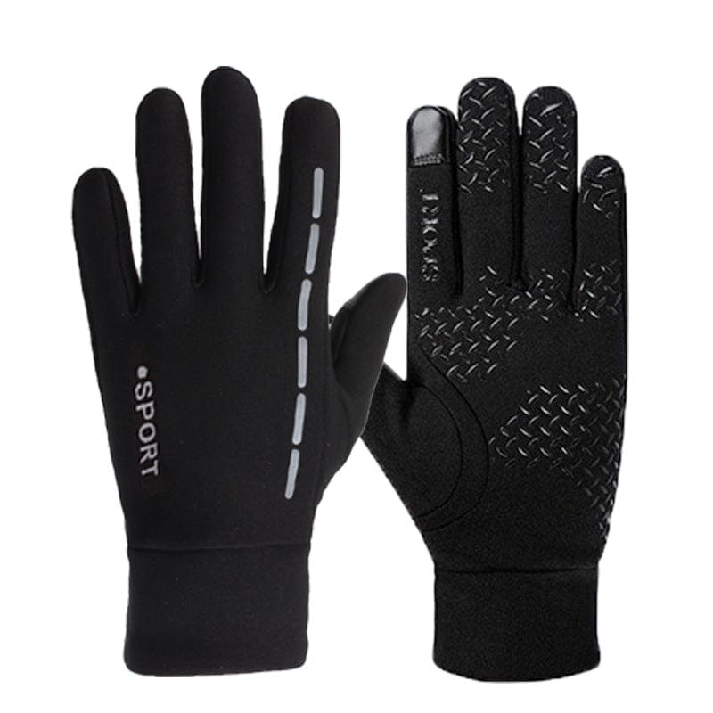 Black / L Reflective outdoor cycling gloves