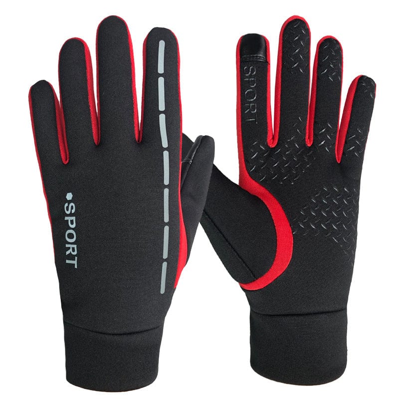 Reflective outdoor cycling gloves