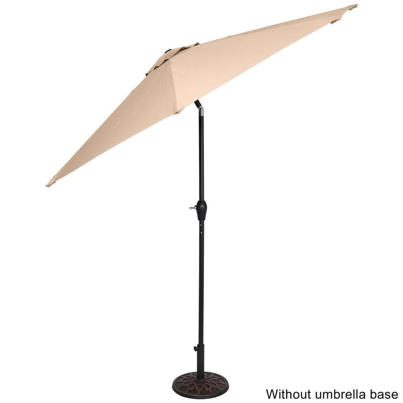 9FT Central Umbrella Waterproof Folding Sunshade