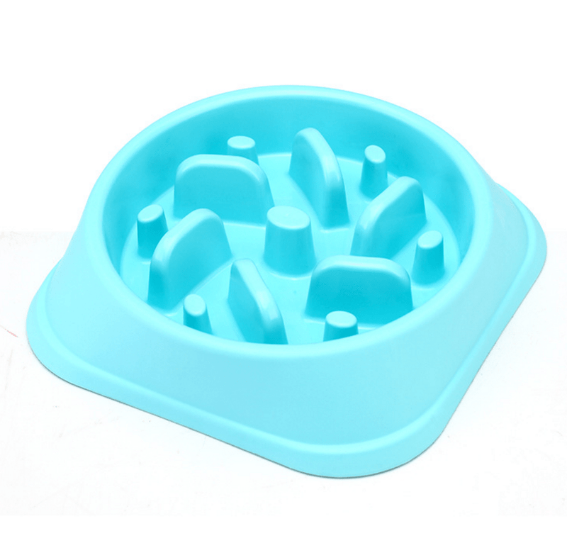 Blue / A Pets Food Water Feeding Bowl