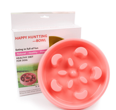 Pink / D Pets Food Water Feeding Bowl