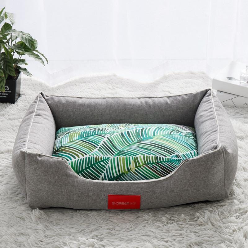 Grey / S Removable And Washable Teddy Dog Bed