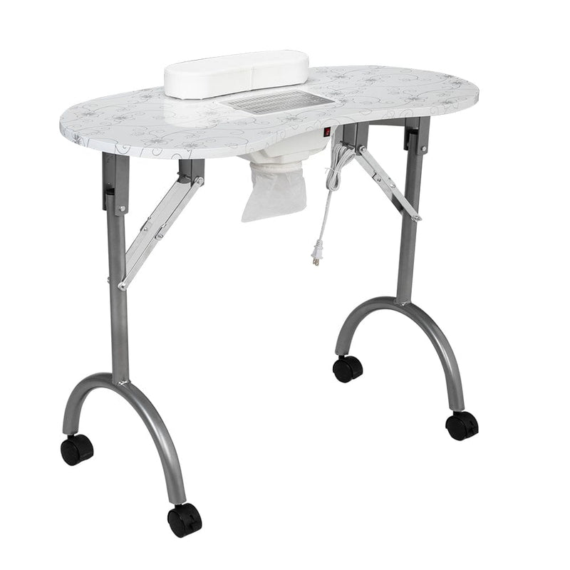 Portable Manicure Table Desk with Dust Collector