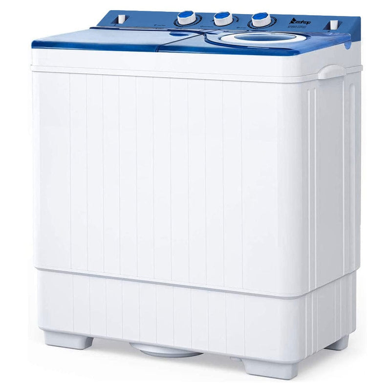 Twin Tub with Built-in Drain Pump 26Lbs Semi-automatic Washing Machine
