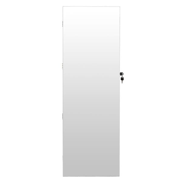 Whole Body Dressing Mirror Jewelry Cabinet White