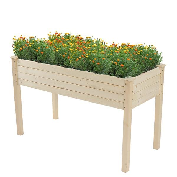 Wood Planting Frame Tall Foot Type