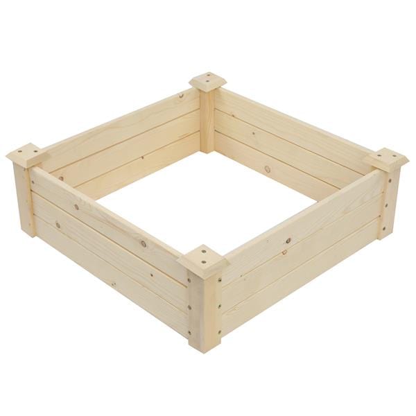 Wooden Planting Frame Ground Type 24x24x8"
